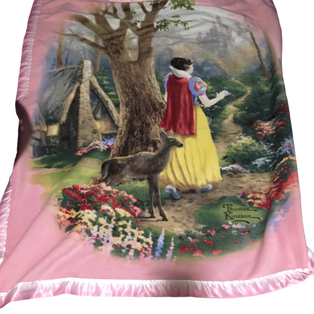 Thomas Kincade Boutique Fleece Fairy Tale Blanket